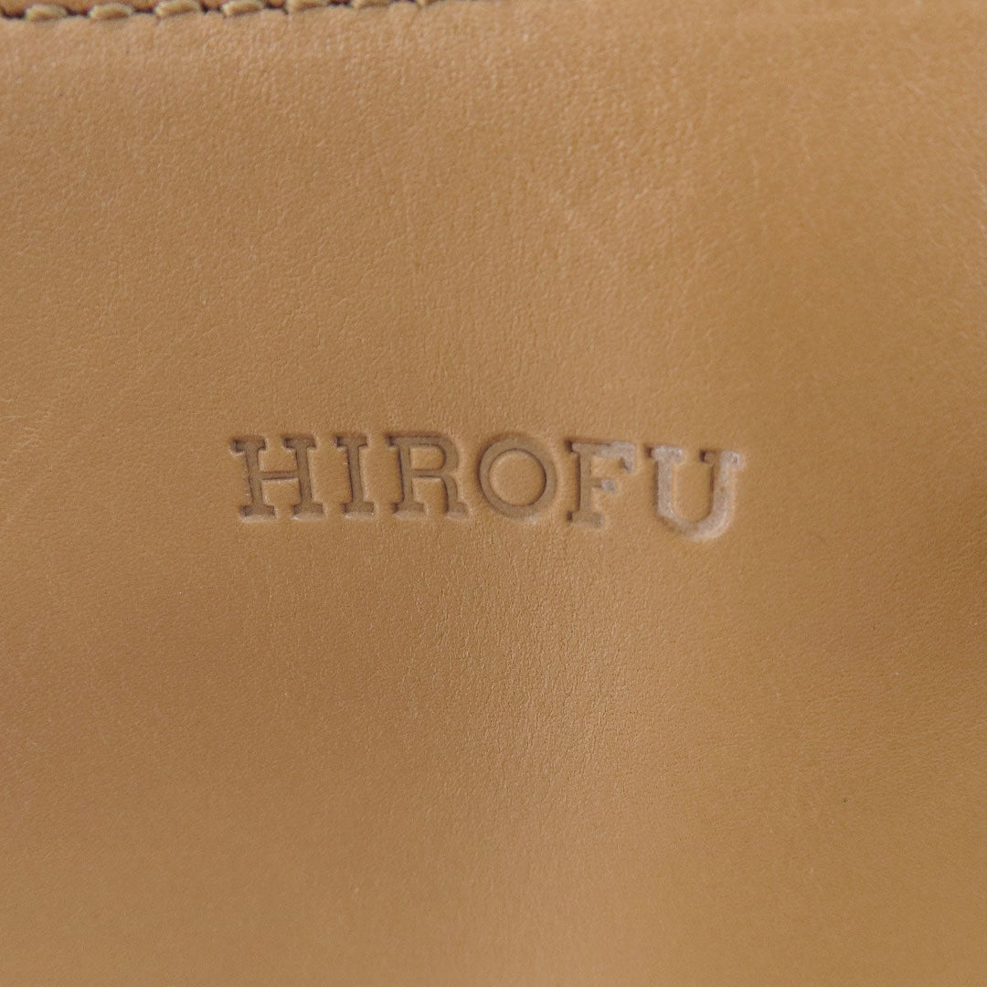 HIROFU Handbag leather Brown 2WAY Women Used Authentic