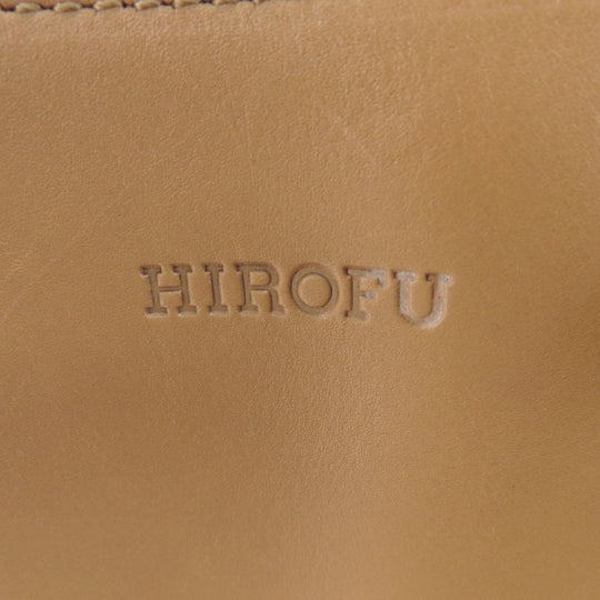 HIROFU Handbag leather Brown 2WAY Women Used Authentic