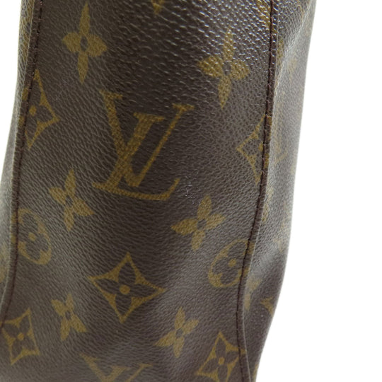 LOUIS VUITTON Tote Bag M51145 Monogram canvas Brown LoopingGM Women Used Authentic