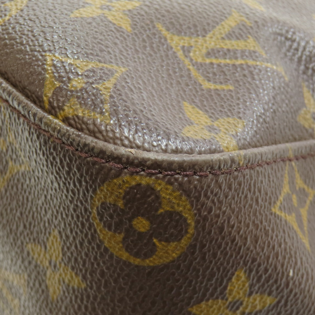 LOUIS VUITTON Tote Bag M51145 Monogram canvas Brown LoopingGM Women Used Authentic