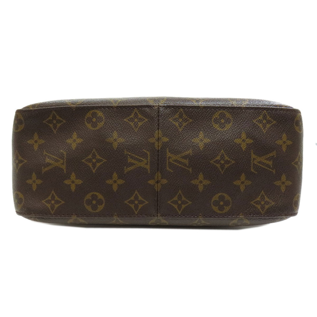 LOUIS VUITTON Tote Bag M51145 Monogram canvas Brown LoopingGM Women Used Authentic