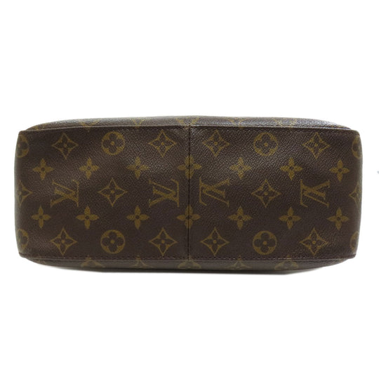 LOUIS VUITTON Tote Bag M51145 Monogram canvas Brown LoopingGM Women Used Authentic