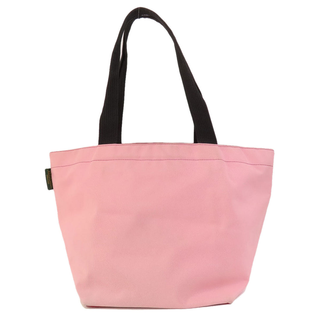 Herve Chapelier Tote Bag Nylon pink Boat-shaped tote Women Used Authentic
