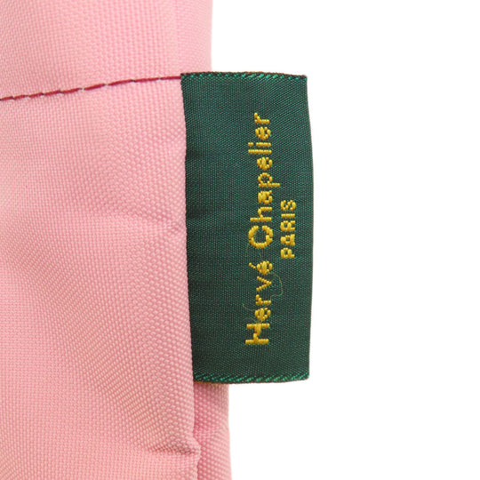 Herve Chapelier Tote Bag Nylon pink Boat-shaped tote Women Used Authentic