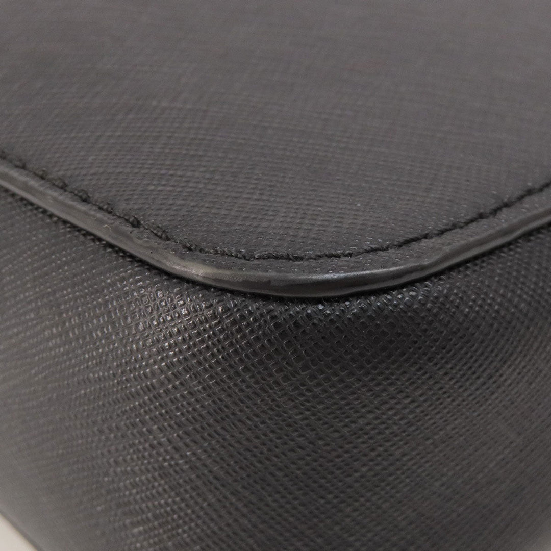 MICHAEL KORS Shoulder Bag PVC black logo Women Used Authentic