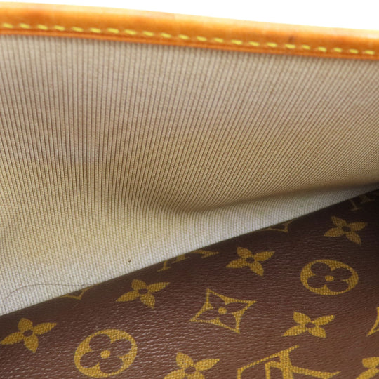 LOUIS VUITTON Handbag M47270 Monogram canvas Brown Deauville Monogram Women Used Authentic