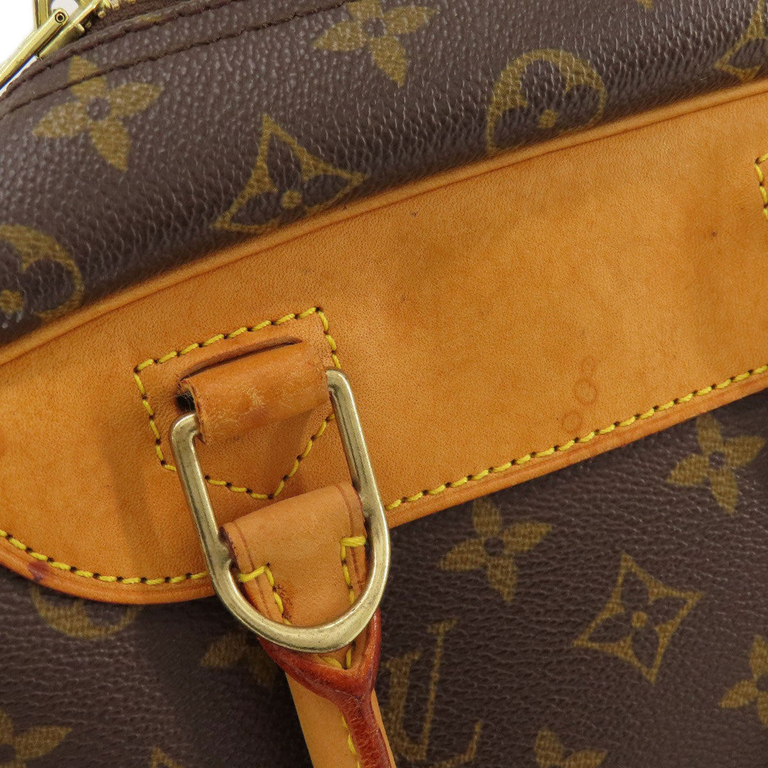 LOUIS VUITTON Handbag M47270 Monogram canvas Brown Deauville Monogram Women Used Authentic