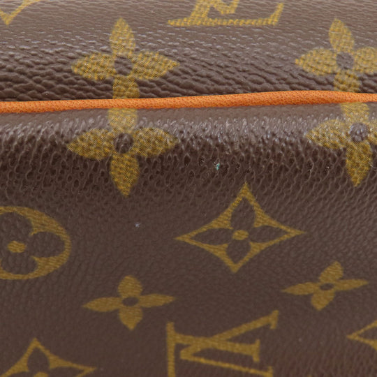 LOUIS VUITTON Handbag M47270 Monogram canvas Brown Deauville Monogram Women Used Authentic