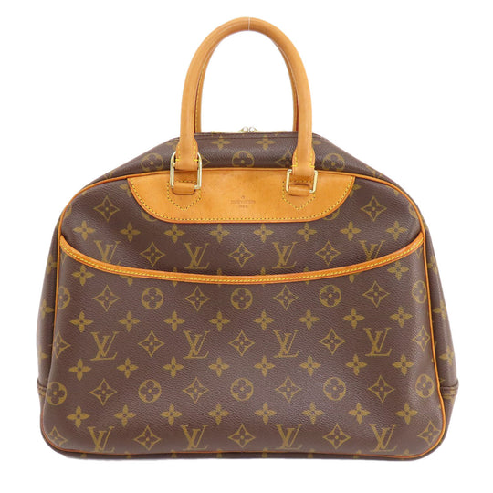 LOUIS VUITTON Handbag M47270 Monogram canvas Brown Deauville Monogram Women Used Authentic