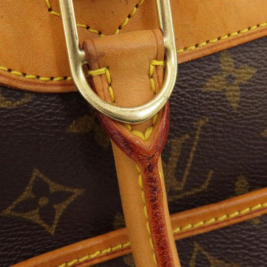 LOUIS VUITTON Handbag M47270 Monogram canvas Brown Deauville Monogram Women Used Authentic