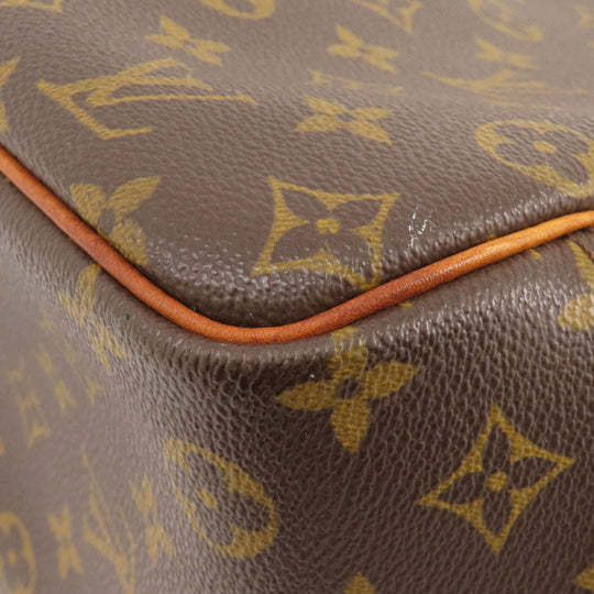 LOUIS VUITTON Handbag M47270 Monogram canvas Brown Deauville Monogram Women Used Authentic
