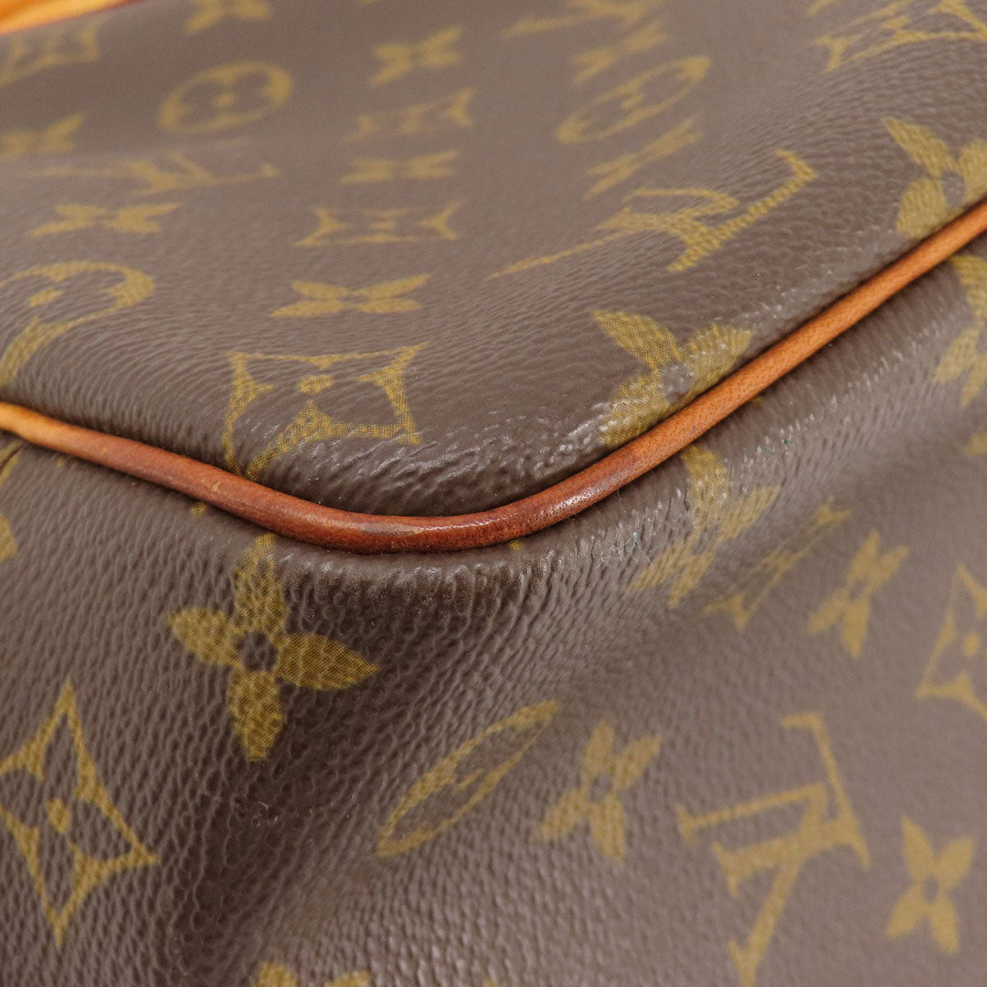 LOUIS VUITTON Handbag M47270 Monogram canvas Brown Deauville Monogram Women Used Authentic