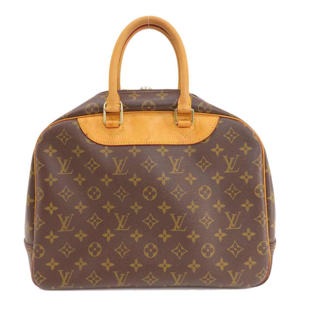 LOUIS VUITTON Handbag M47270 Monogram canvas Brown Deauville Monogram Women Used Authentic