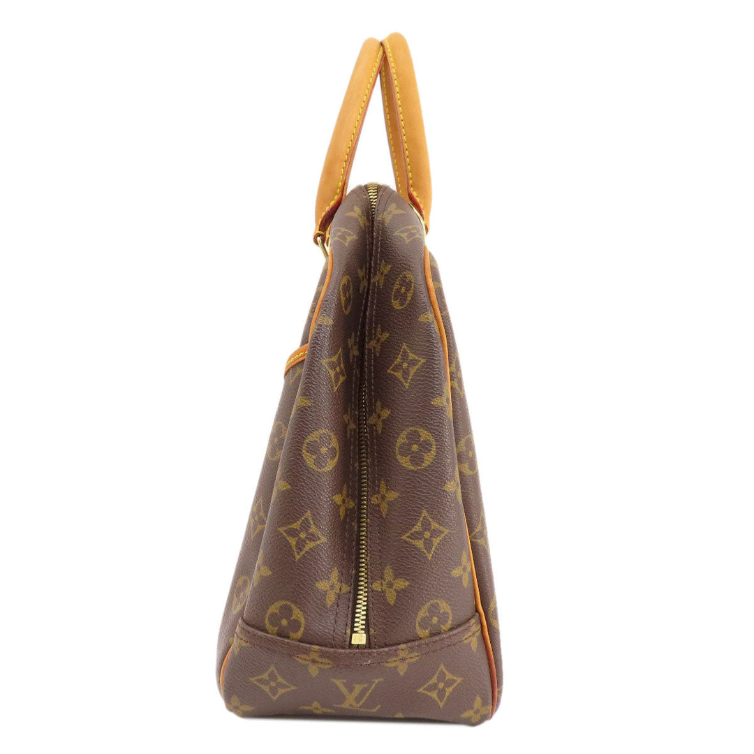 LOUIS VUITTON Handbag M47270 Monogram canvas Brown Deauville Monogram Women Used Authentic