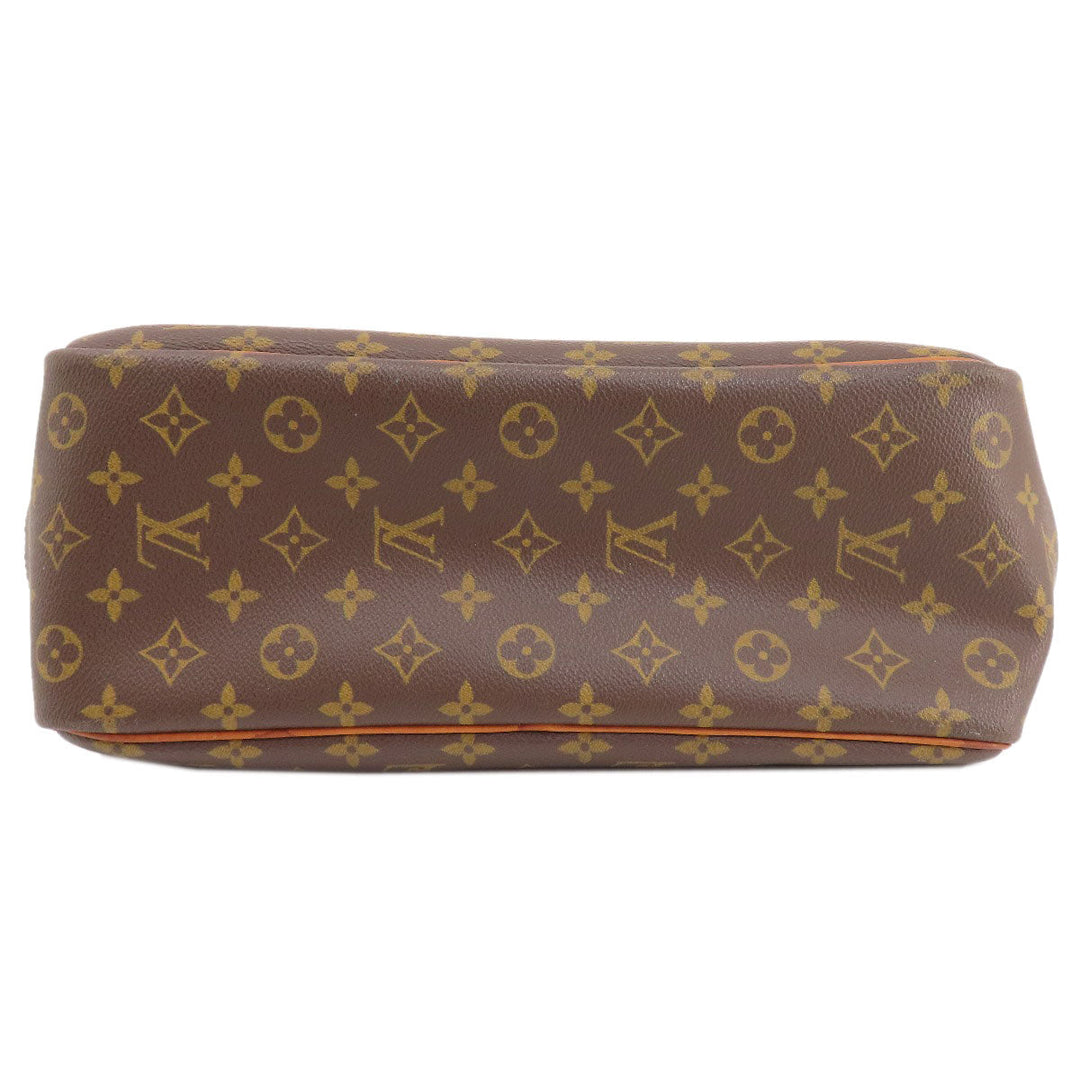 LOUIS VUITTON Handbag M47270 Monogram canvas Brown Deauville Monogram Women Used Authentic