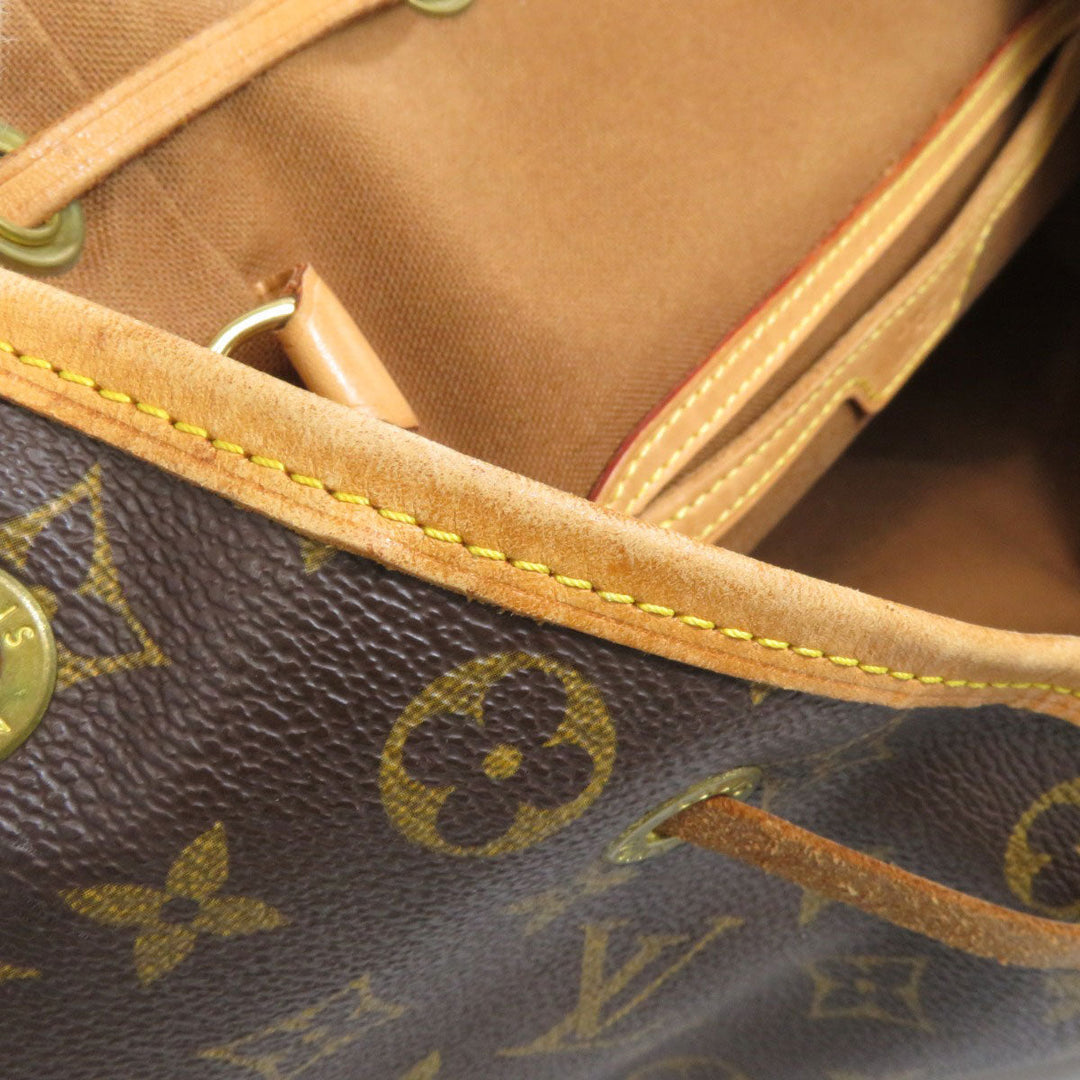 LOUIS VUITTON Backpack M51135 Monogram canvas Brown MontsourisGM