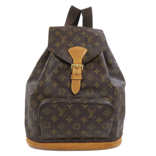 LOUIS VUITTON Backpack M51135 Monogram canvas Brown MontsourisGM