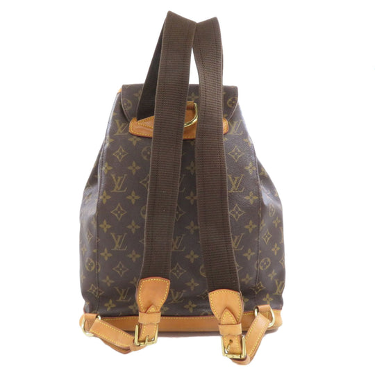 LOUIS VUITTON Backpack M51135 Monogram canvas Brown MontsourisGM
