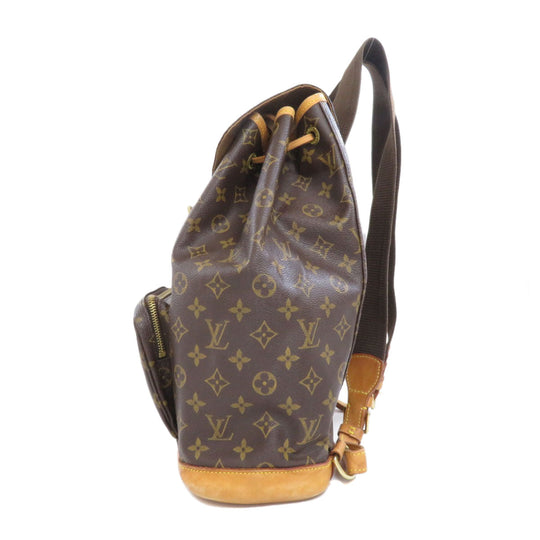 LOUIS VUITTON Backpack M51135 Monogram canvas Brown MontsourisGM