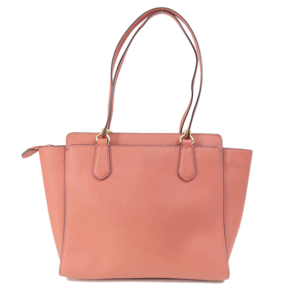 MICHAEL KORS Tote Bag PVC pink logoMetal 2WAY Women Used Authentic
