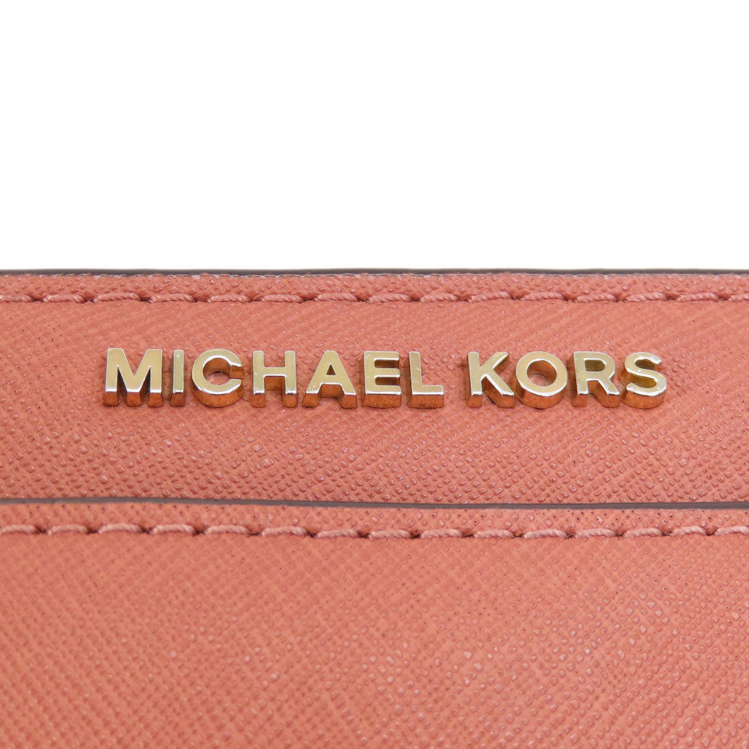 MICHAEL KORS Tote Bag PVC pink logoMetal 2WAY Women Used Authentic
