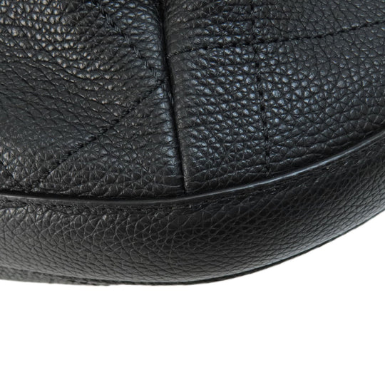 CHANEL Tote Bag Calfskin black Chain Bag COCO Mark SilverMetal