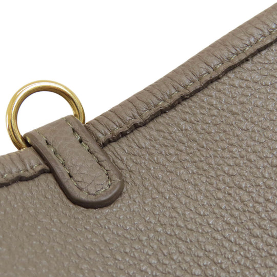 CELINE Tote Bag Calfskin Brown logo 2WAY Women Used Authentic