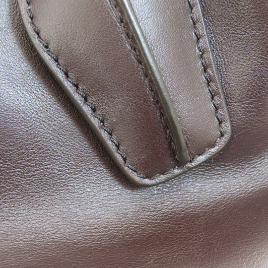 TOD'S Handbag leather Brown 2WAY Women Used Authentic