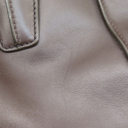 TOD'S Handbag leather Brown 2WAY Women Used Authentic