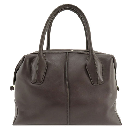 TOD'S Handbag leather Brown 2WAY Women Used Authentic