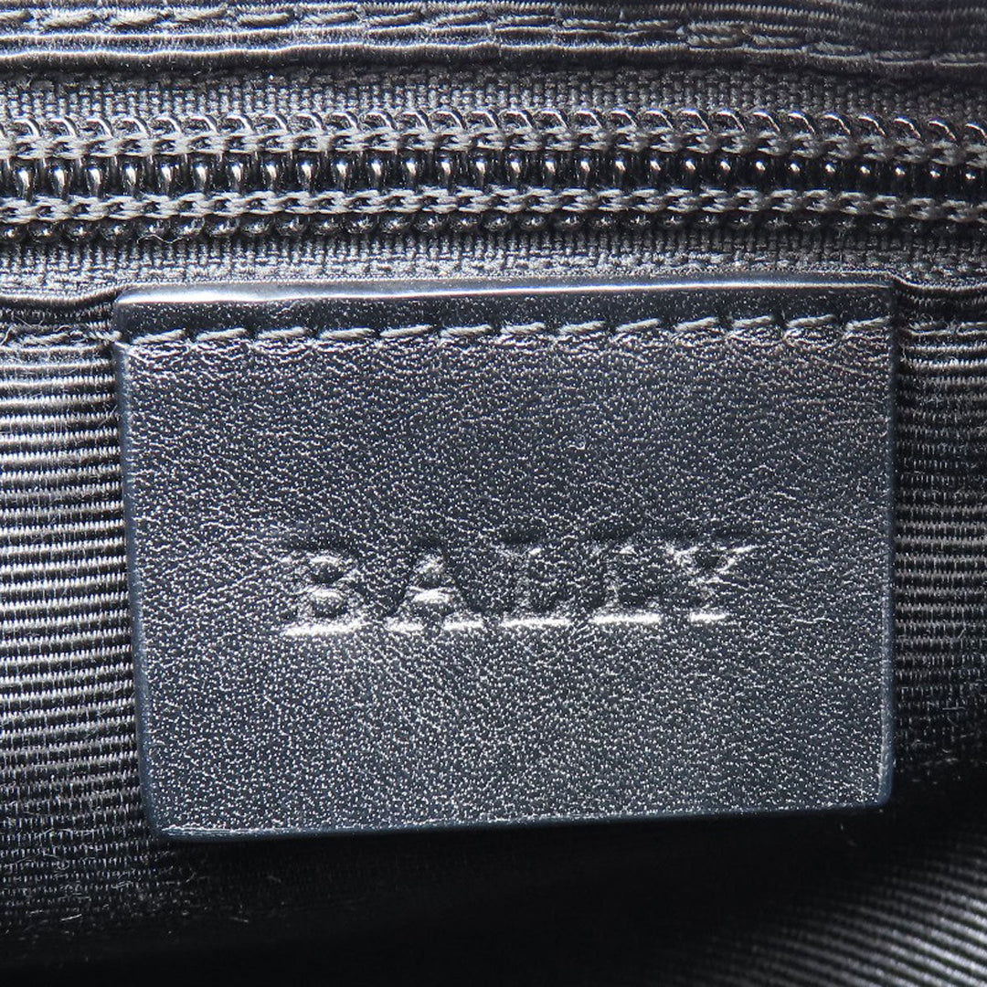 BALLY Shoulder Bag canvas multicolor one belt signature Women Used Authentic