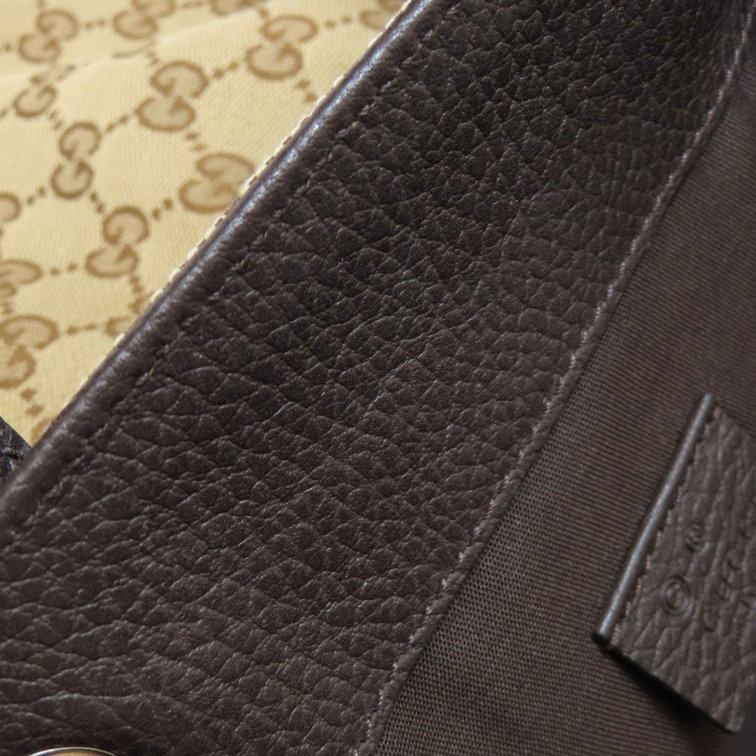 GUCCI Backpack 449175 canvas Brown GG outlet Women Used Authentic