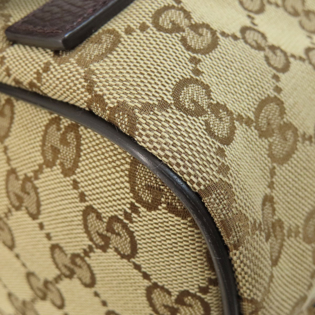 GUCCI Backpack 449175 canvas Brown GG outlet Women Used Authentic