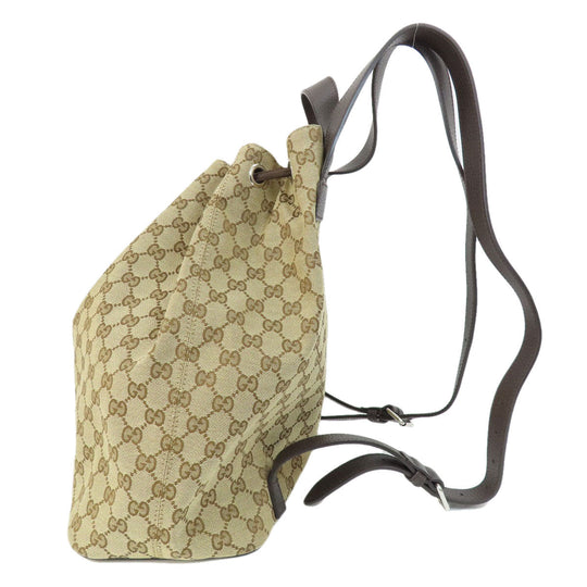 GUCCI Backpack 449175 canvas Brown GG outlet Women Used Authentic