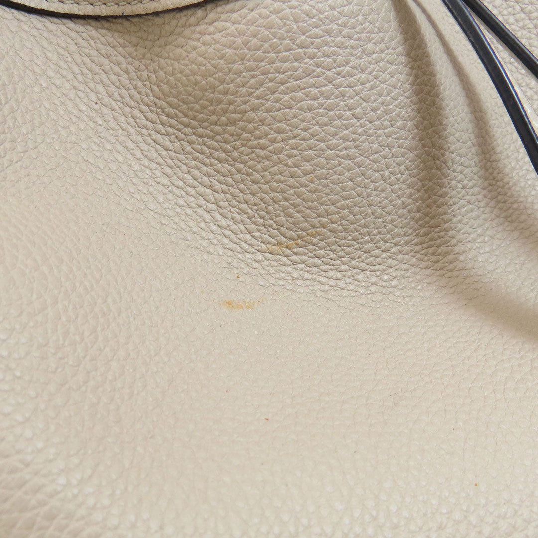 LOEWE Handbag Calfskin beige Hammock 2WAY Women Used Authentic