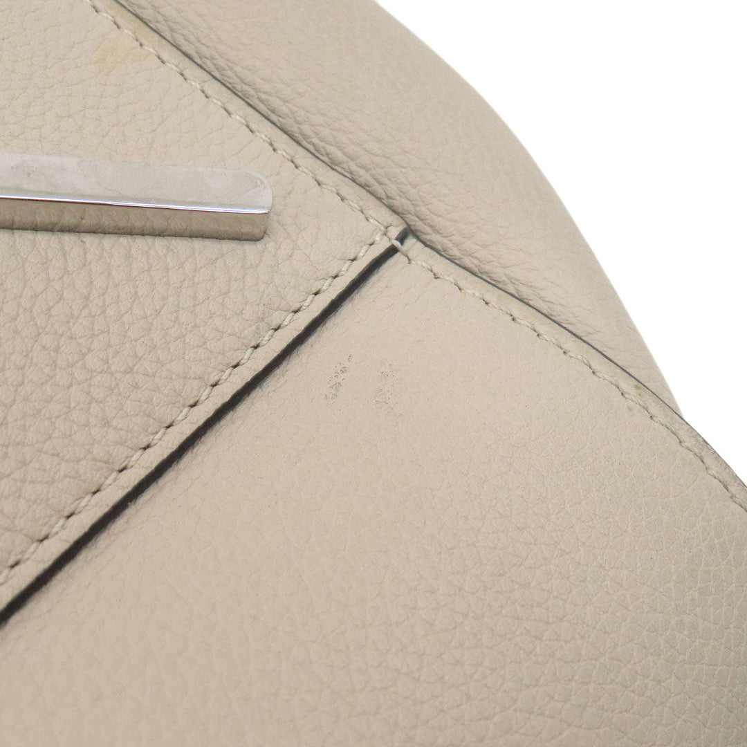 LOEWE Handbag Calfskin beige Hammock 2WAY Women Used Authentic