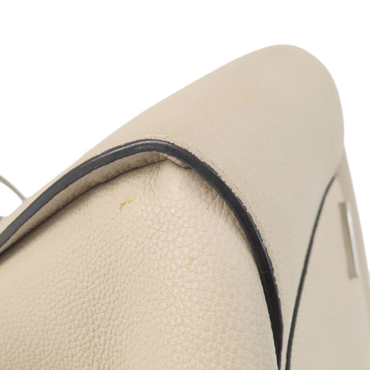 LOEWE Handbag Calfskin beige Hammock 2WAY Women Used Authentic