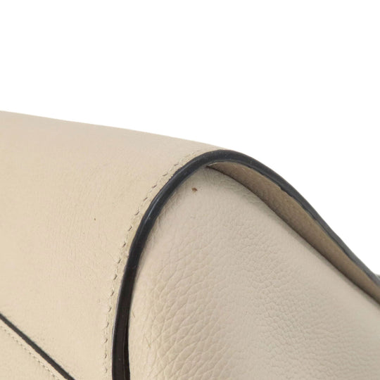 LOEWE Handbag Calfskin beige Hammock 2WAY Women Used Authentic