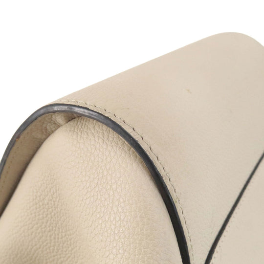 LOEWE Handbag Calfskin beige Hammock 2WAY Women Used Authentic