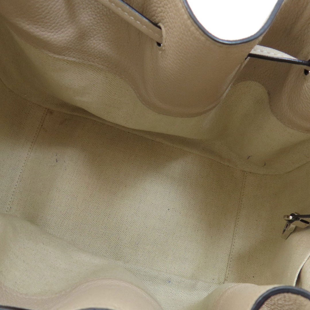 LOEWE Handbag Calfskin beige Hammock 2WAY Women Used Authentic