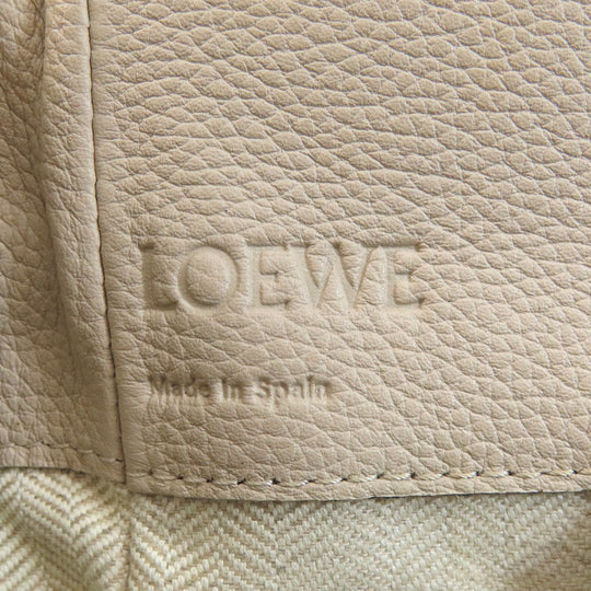 LOEWE Handbag Calfskin beige Hammock 2WAY Women Used Authentic