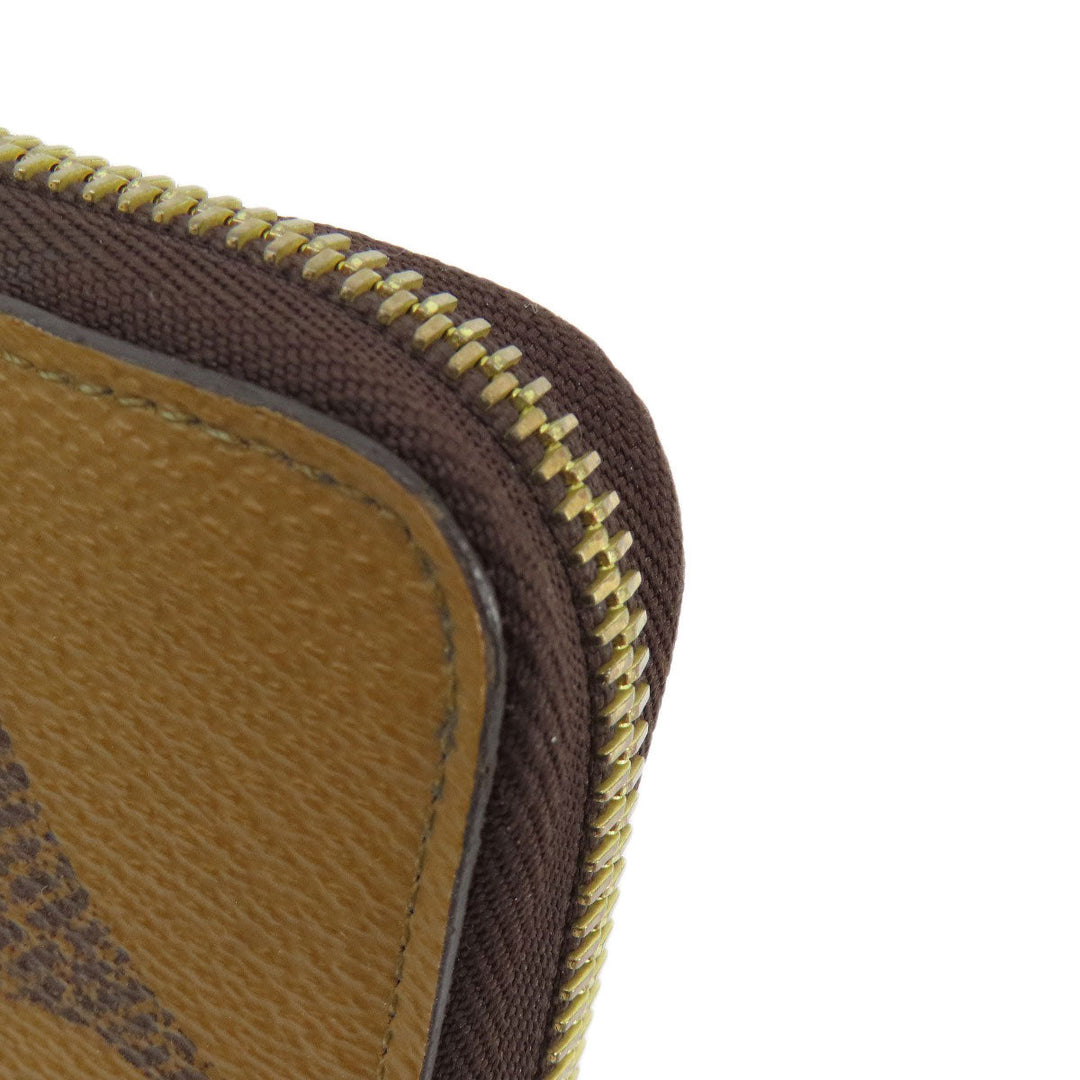LOUIS VUITTON Long Wallet Purse M69353 Monogram reverse Brown Zippy wallet Women Used Authentic