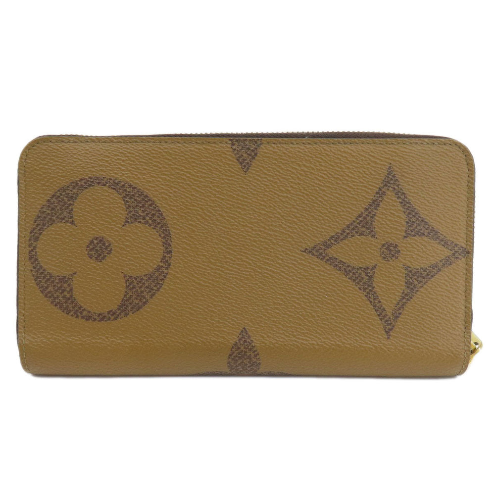 LOUIS VUITTON Long Wallet Purse M69353 Monogram reverse Brown Zippy wallet Women Used Authentic