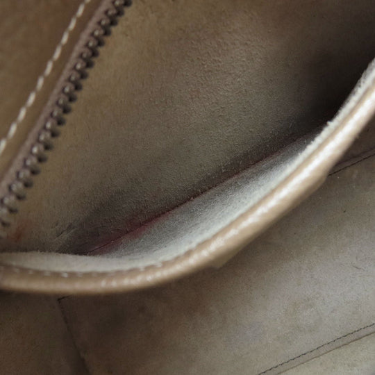 CELINE Handbag Calfskin Brown Luggage nano 2 WAY