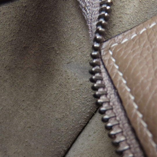 CELINE Handbag Calfskin Brown Luggage nano 2 WAY