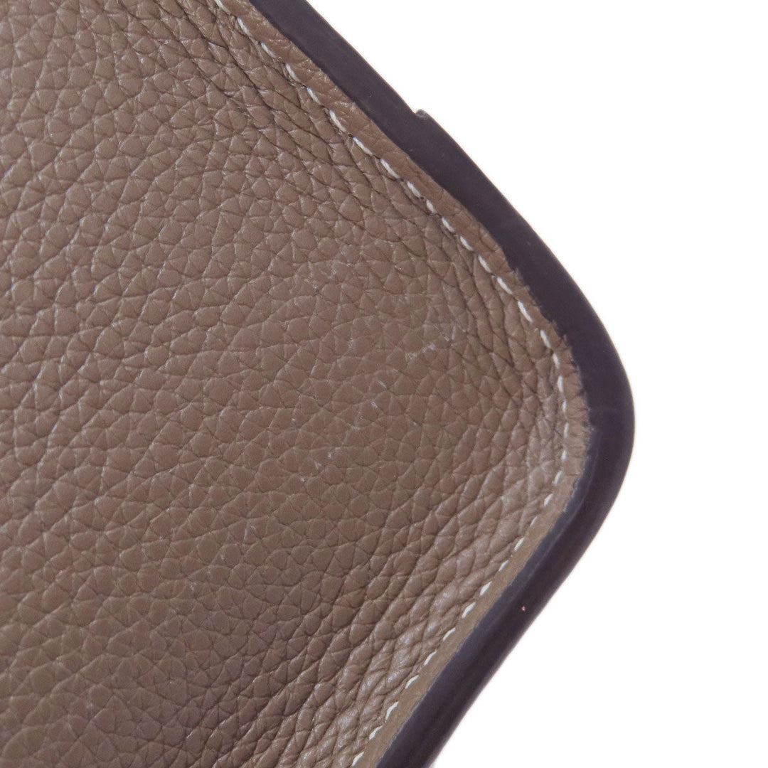 CELINE Handbag Calfskin Brown Luggage nano 2 WAY