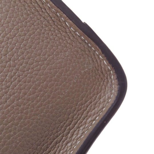 CELINE Handbag Calfskin Brown Luggage nano 2 WAY