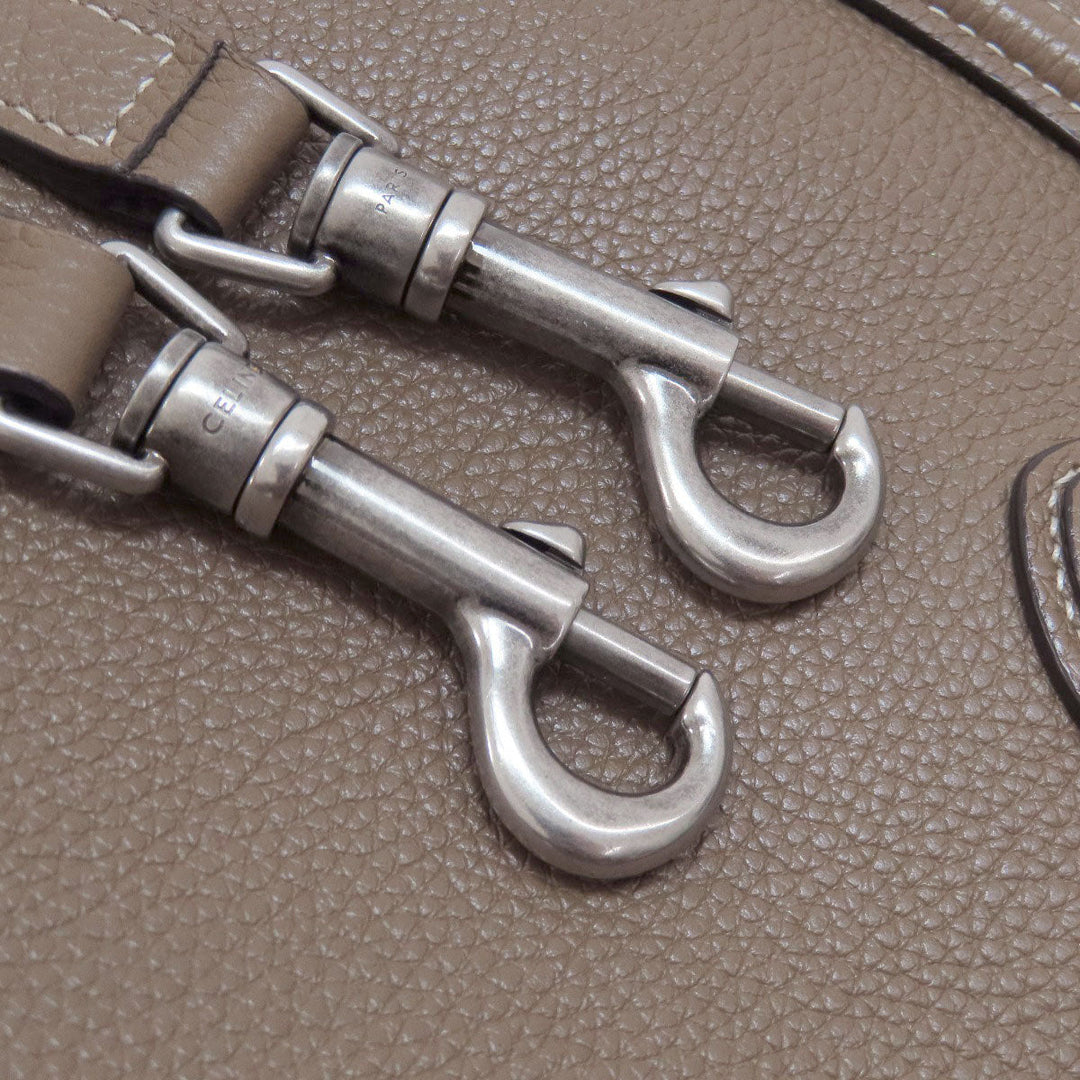 CELINE Handbag Calfskin Brown Luggage nano 2 WAY
