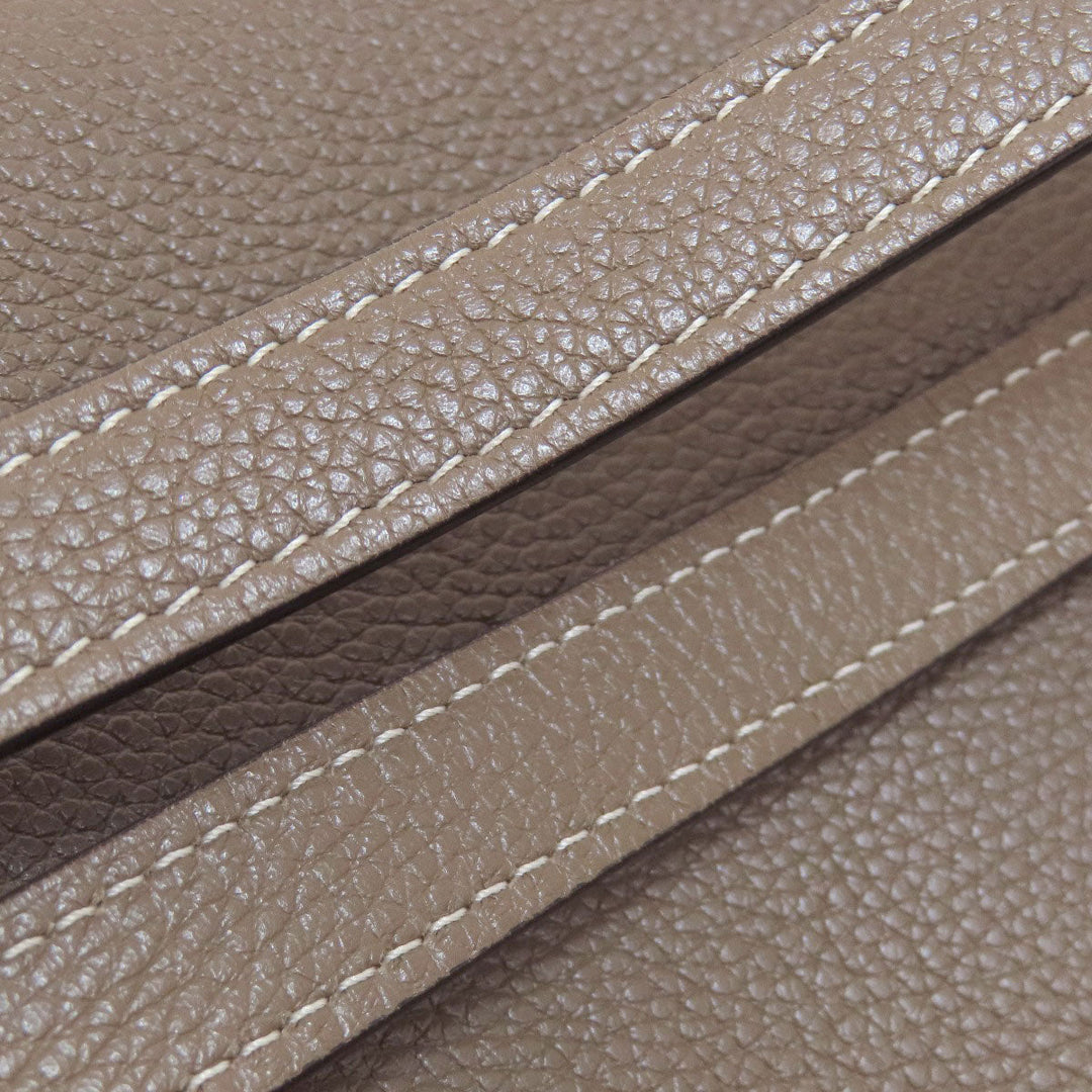 CELINE Handbag Calfskin Brown Luggage nano 2 WAY