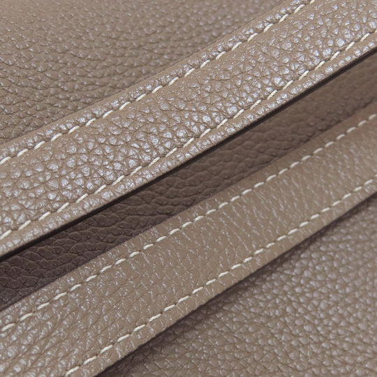 CELINE Handbag Calfskin Brown Luggage nano 2 WAY